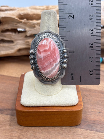Rhodochrosite Ring #2 Adjustable