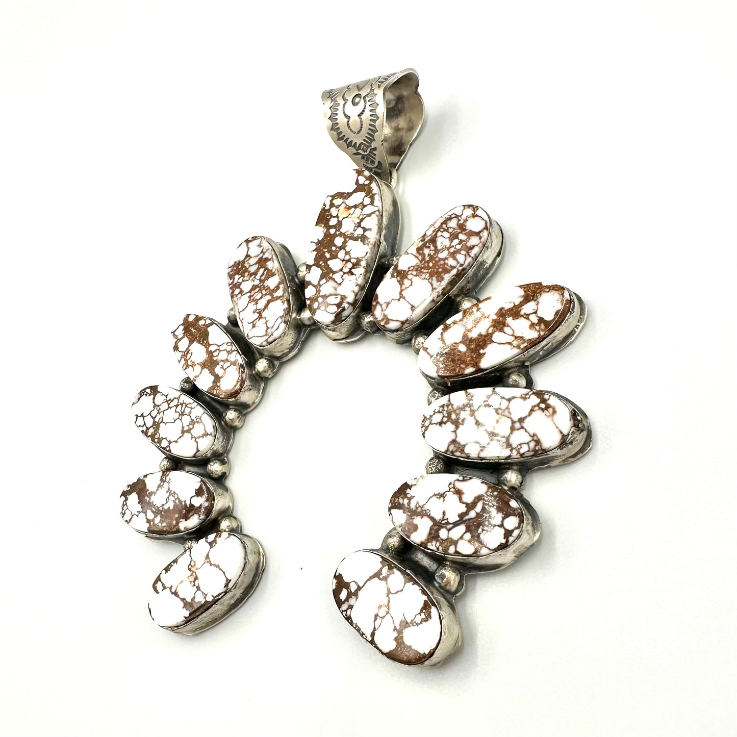 Wild Horse Naja Pendant by Gilbert Nez, Navajo