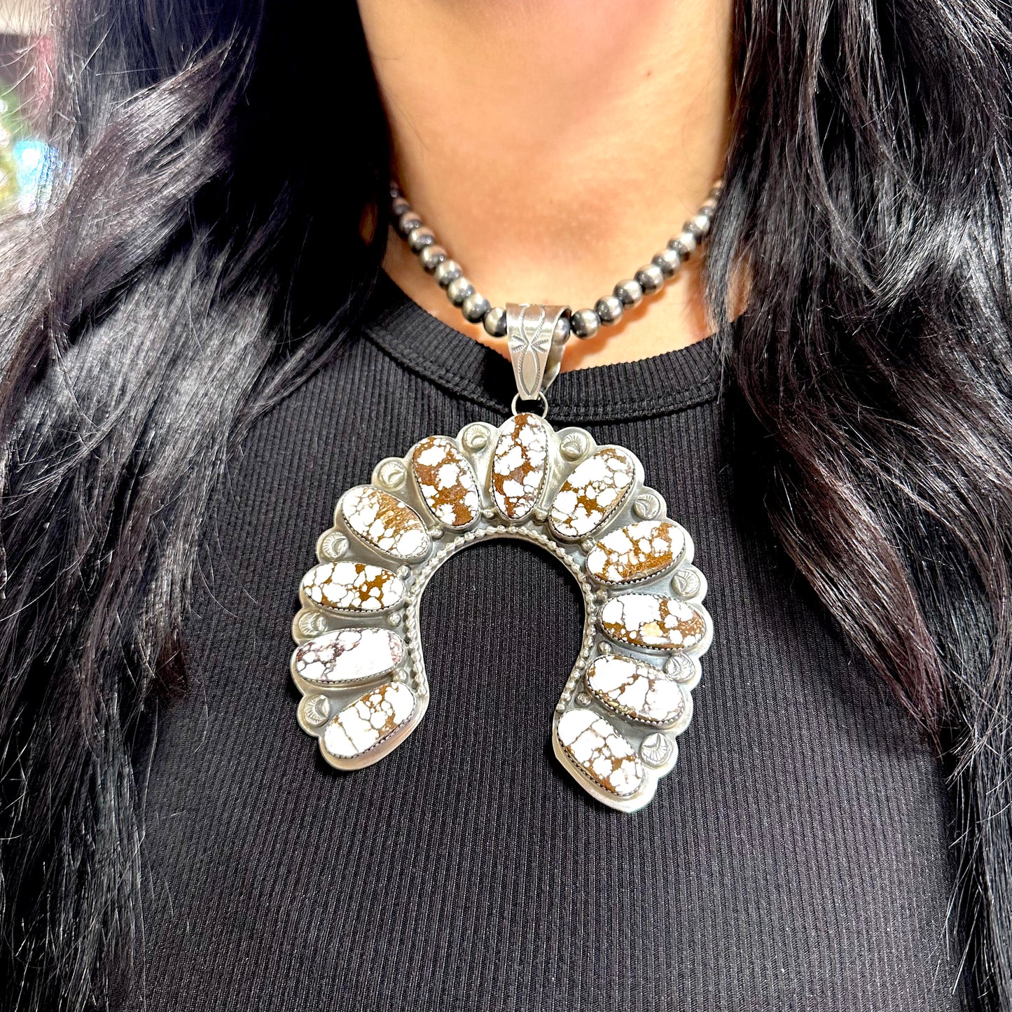 Wild Horse Naja Pendant by Mexican Artist Gabriel Jurardo