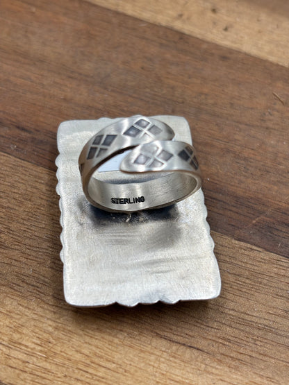 Rhodochrosite Ring #5 Adjustable