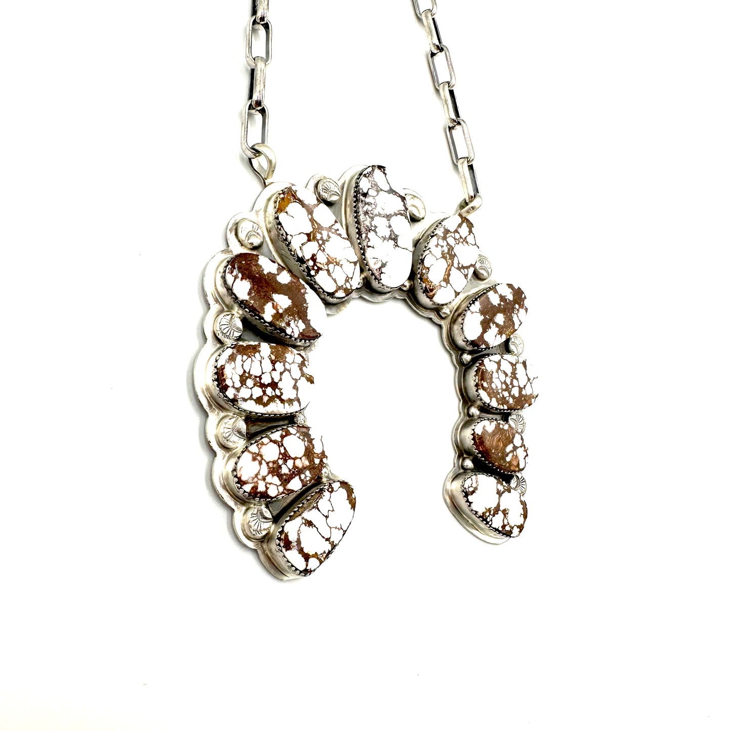 Wild Horse Naja Statement Necklace by Gabriel Jurardo, Mexican