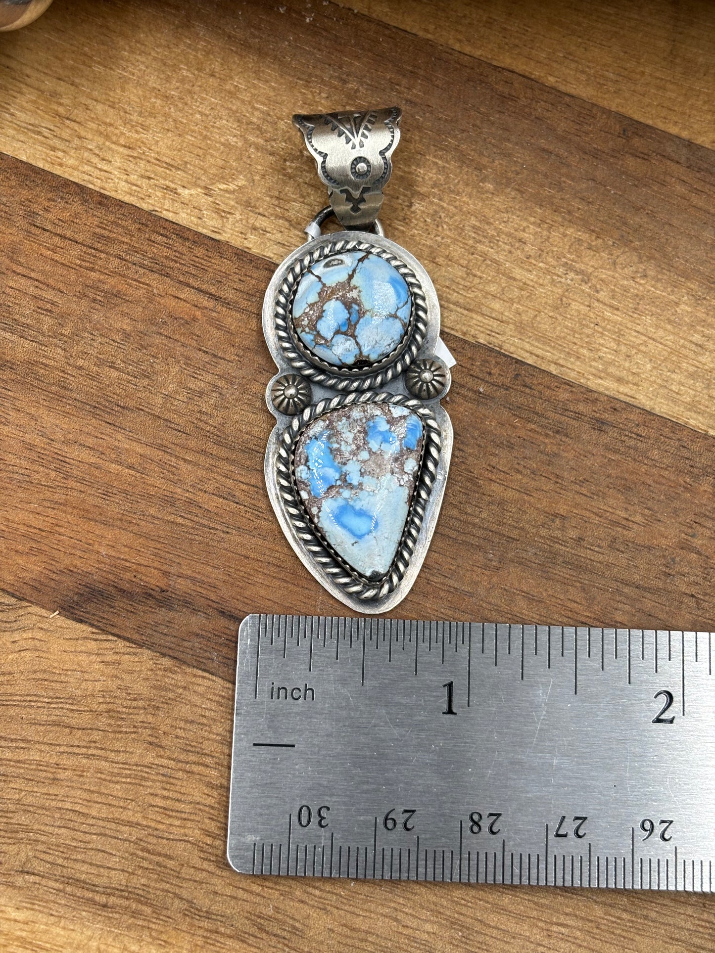 Golden Hills Turquoise Pendant #2