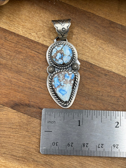 Golden Hills Turquoise Pendant #2