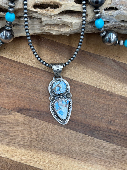 Golden Hills Turquoise Pendant #2