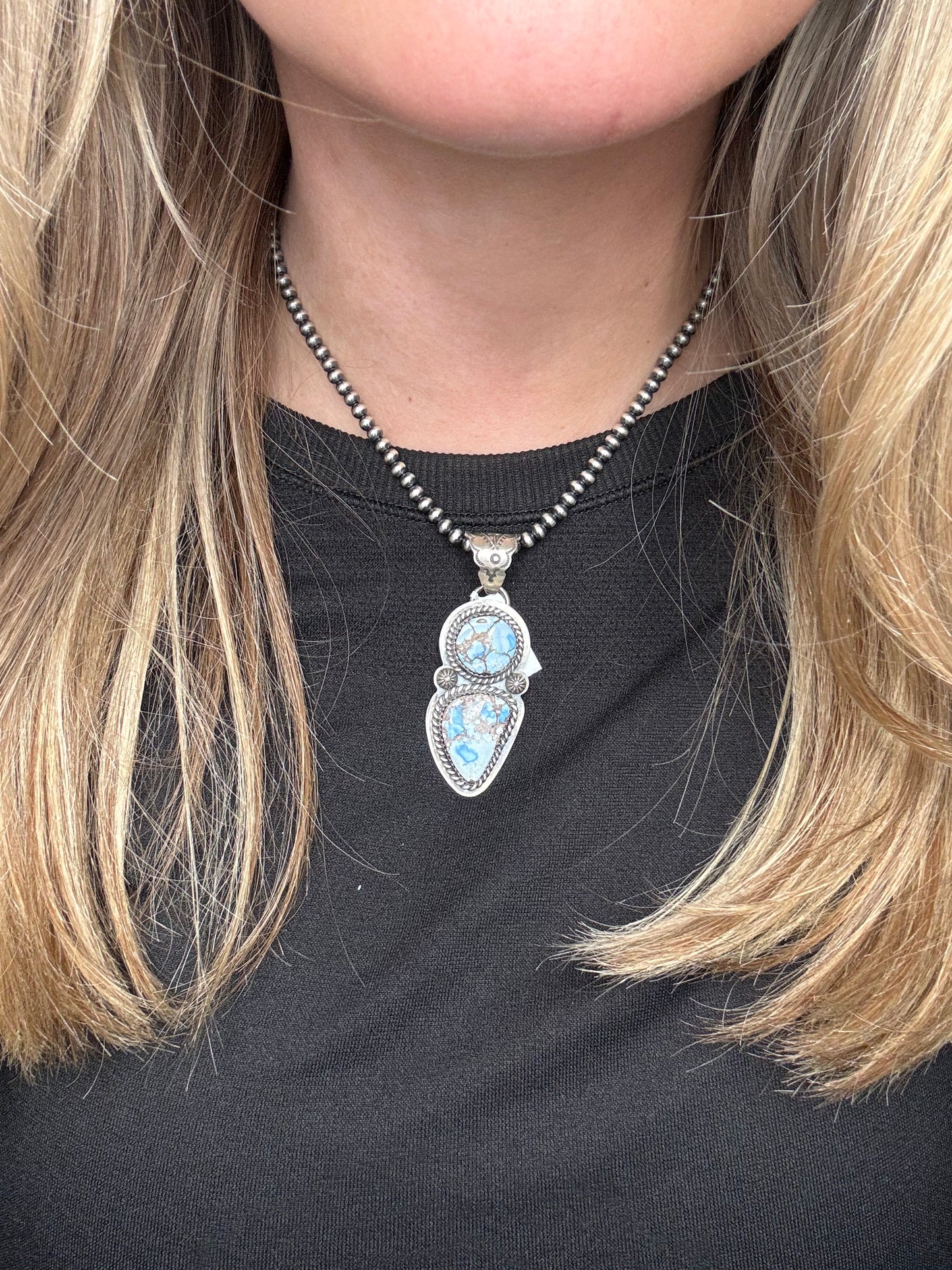 Golden Hills Turquoise Pendant #2