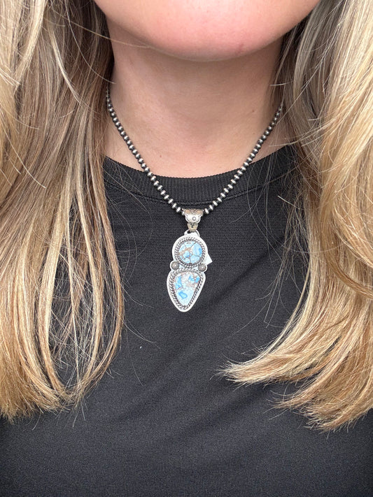 Golden Hills Turquoise Pendant #2