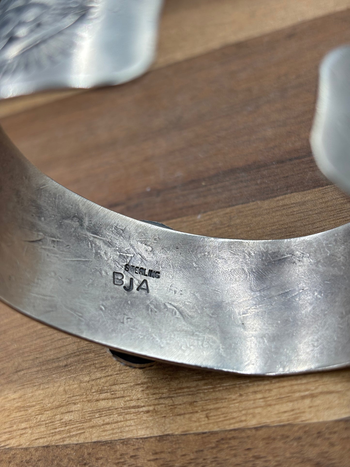Gaspeite Cuff by Boyd Ashley, Navajo