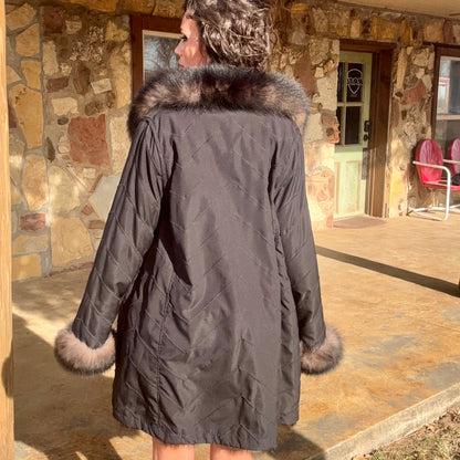 Yukon Belle Reversible Fur Coat