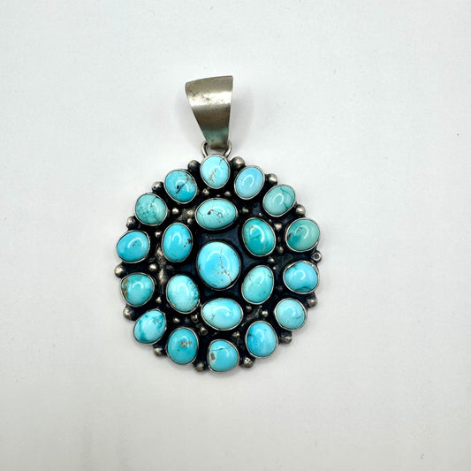 Ella Peters Turquoise Cluster Pendant