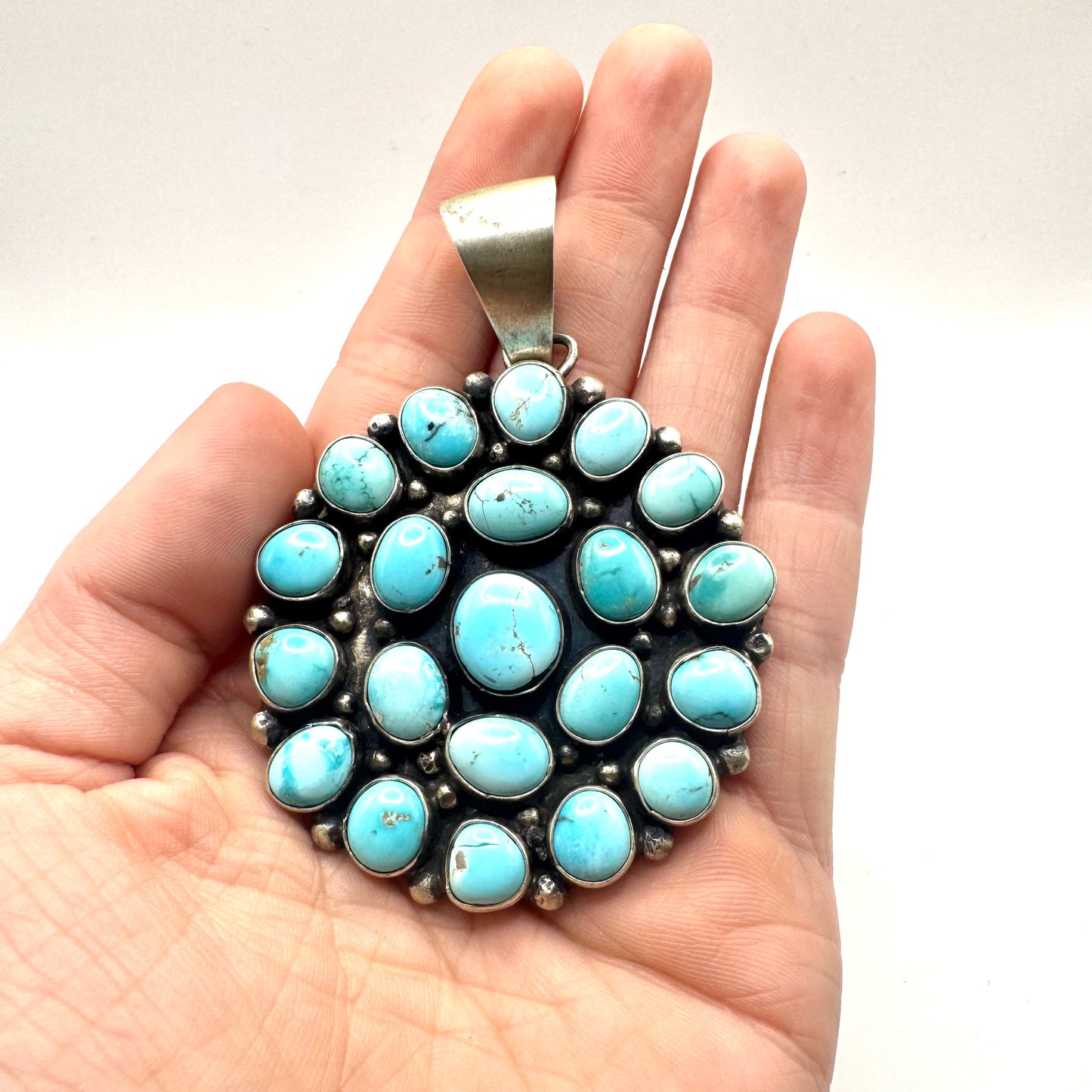 Ella Peters Turquoise Cluster Pendant