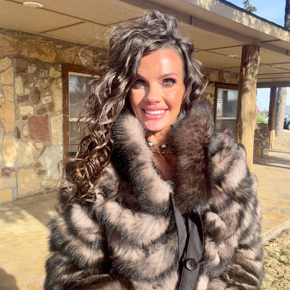 Yukon Belle Reversible Fur Coat