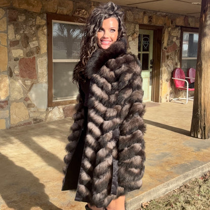 Yukon Belle Reversible Fur Coat