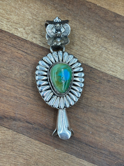 Sonoran Gold Pendant by Jeff Largo, Navajo