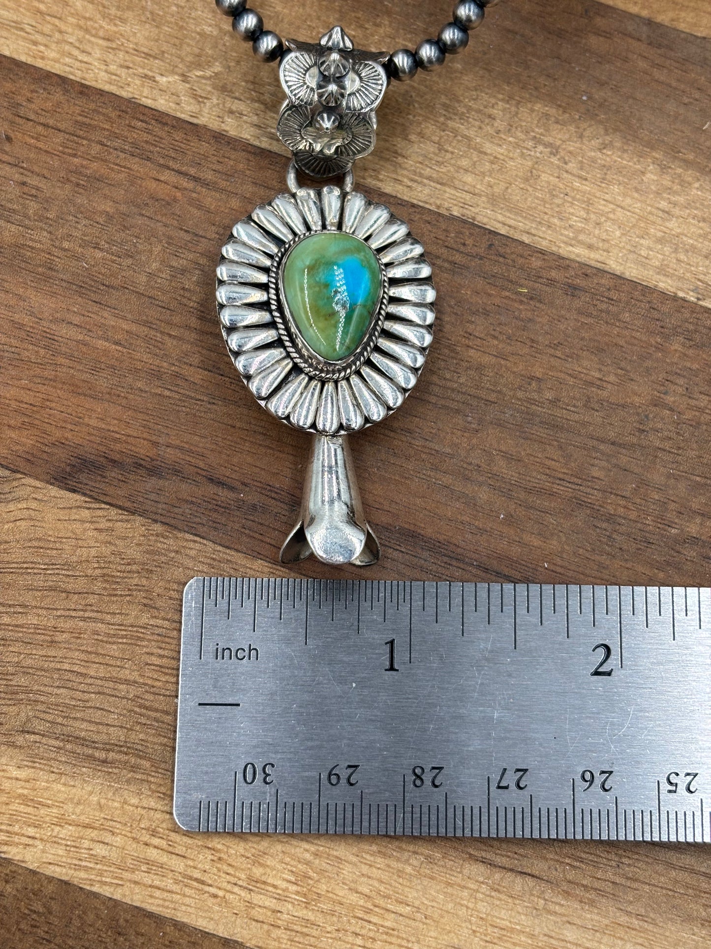 Sonoran Gold Pendant by Jeff Largo, Navajo
