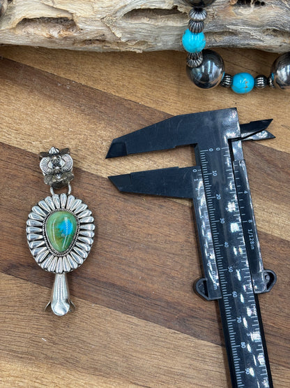 Sonoran Gold Pendant by Jeff Largo, Navajo