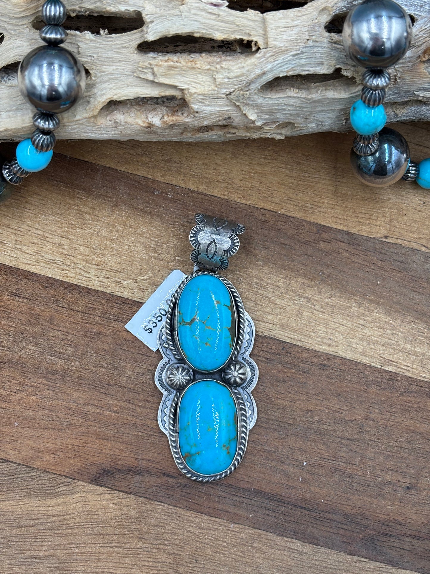 Turquoise Pendant #2 by Boyd Ashley, Navajo