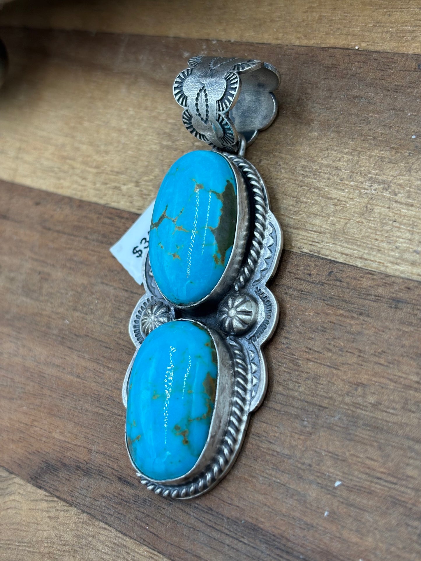 Turquoise Pendant #2 by Boyd Ashley, Navajo