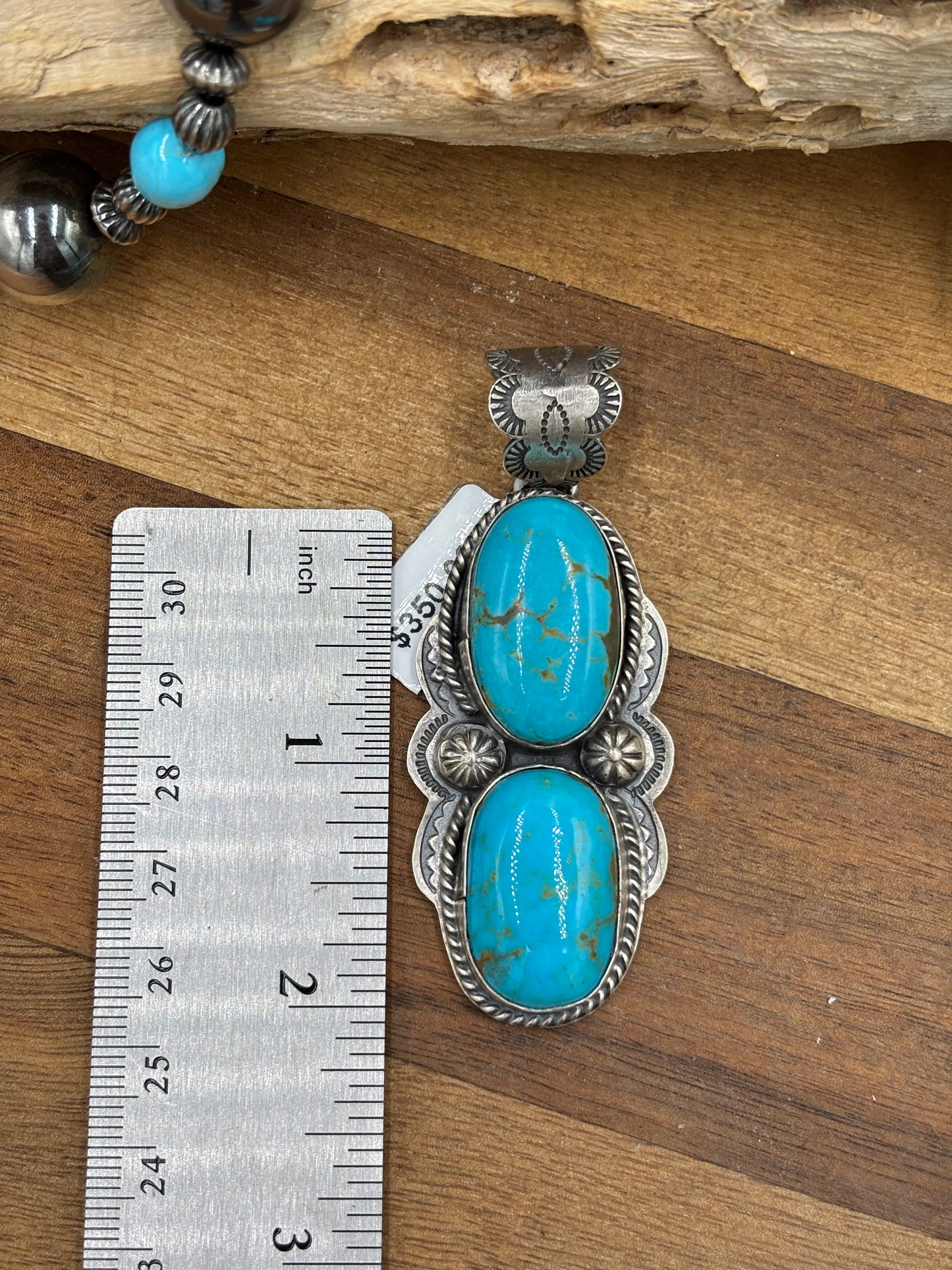 Turquoise Pendant #2 by Boyd Ashley, Navajo