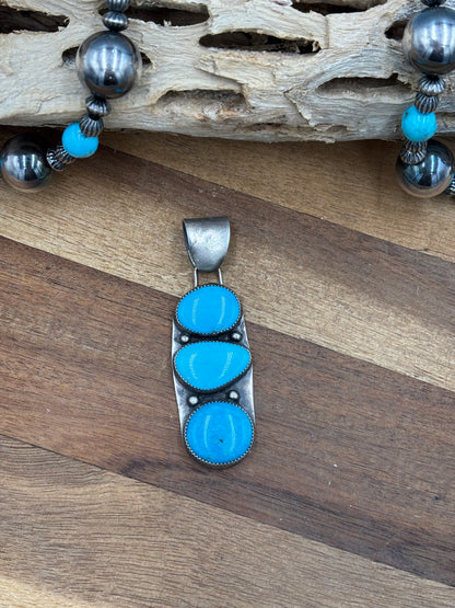 Turquoise Pendant #3 Anglo Made