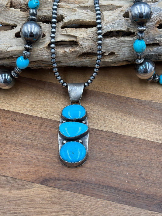 Turquoise Pendant #3 Anglo Made