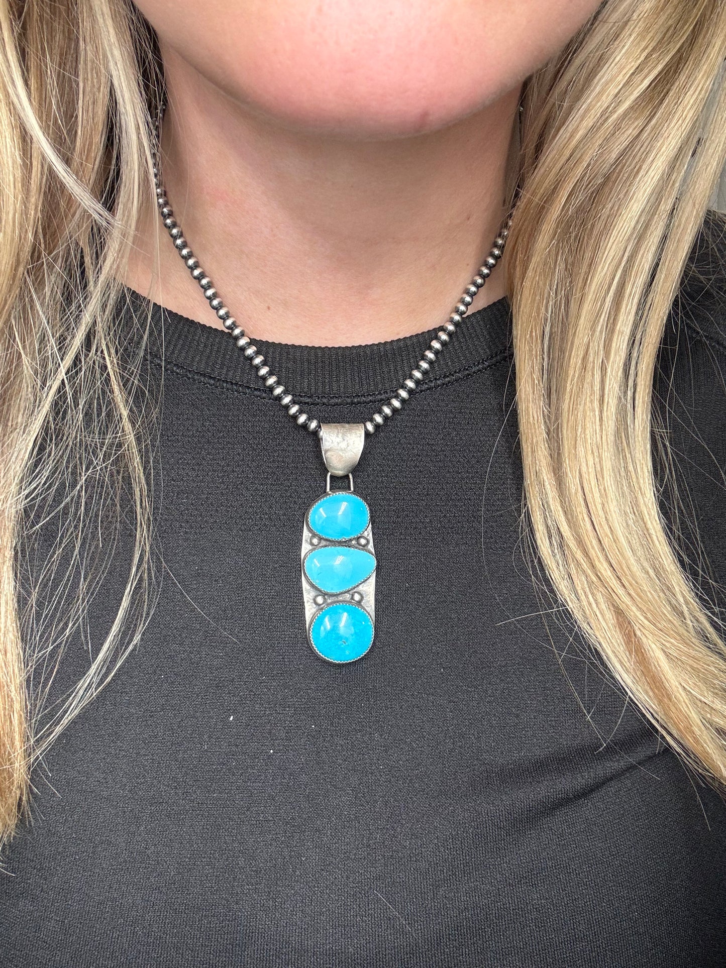Turquoise Pendant #3 Anglo Made