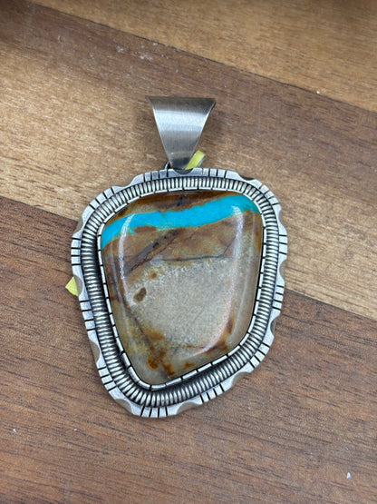Ribbon Royston Pendant by WBV, Navajo