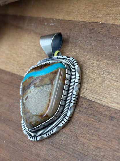 Ribbon Royston Pendant by WBV, Navajo