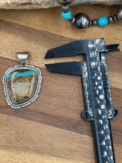 Ribbon Royston Pendant by WBV, Navajo