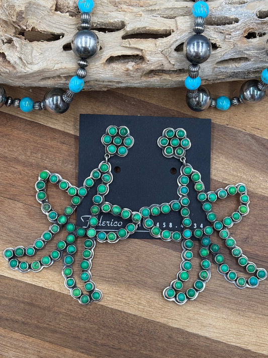 Carico Lake Turquoise Cowboy Star Earrings #1 by Federico Jimenez