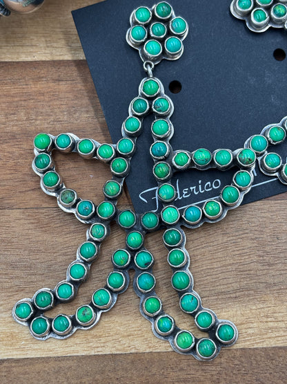 Carico Lake Turquoise Cowboy Star Earrings #1 by Federico Jimenez