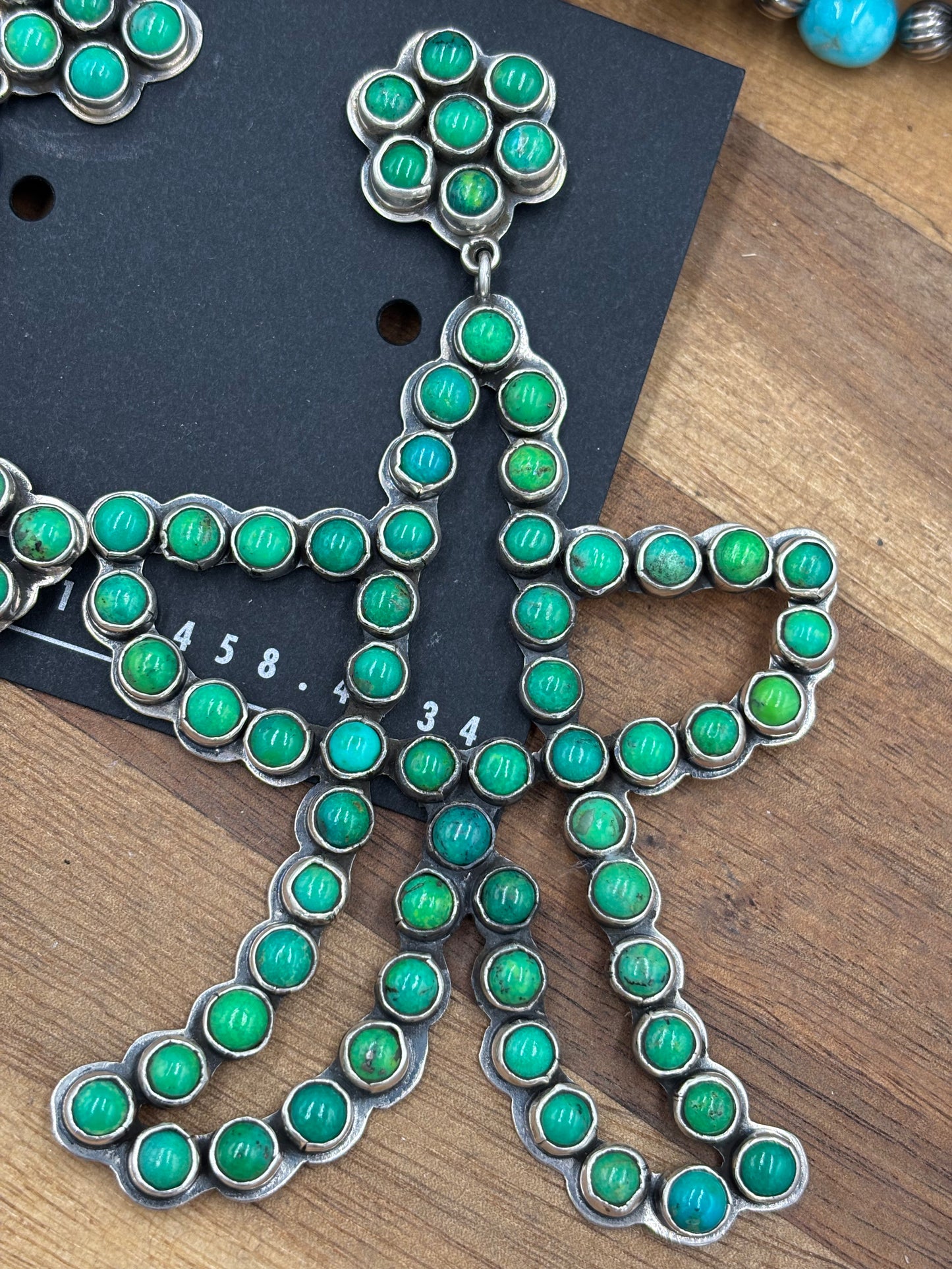 Carico Lake Turquoise Cowboy Star Earrings #1 by Federico Jimenez