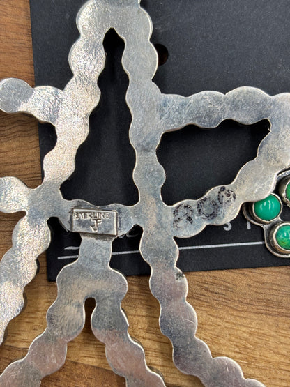 Carico Lake Turquoise Cowboy Star Earrings #1 by Federico Jimenez