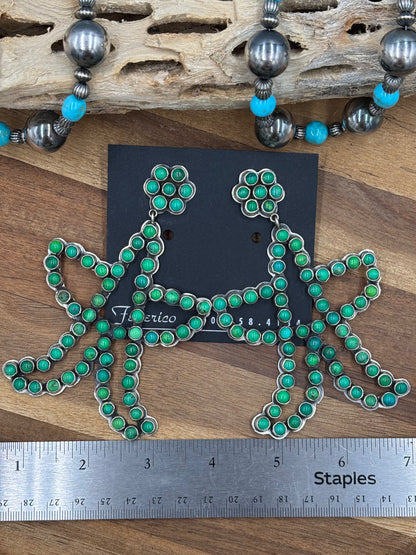 Carico Lake Turquoise Cowboy Star Earrings #1 by Federico Jimenez