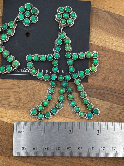 Carico Lake Turquoise Cowboy Star Earrings #1 by Federico Jimenez