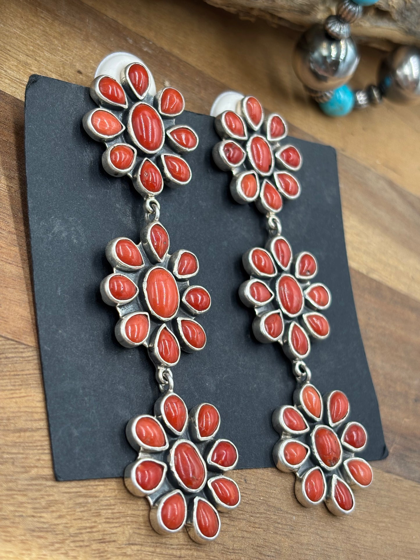 Coral CLIP Earrings #C2-2 by Federico Jimenez