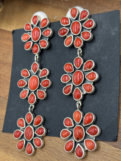 Coral CLIP Earrings #C2-2 by Federico Jimenez