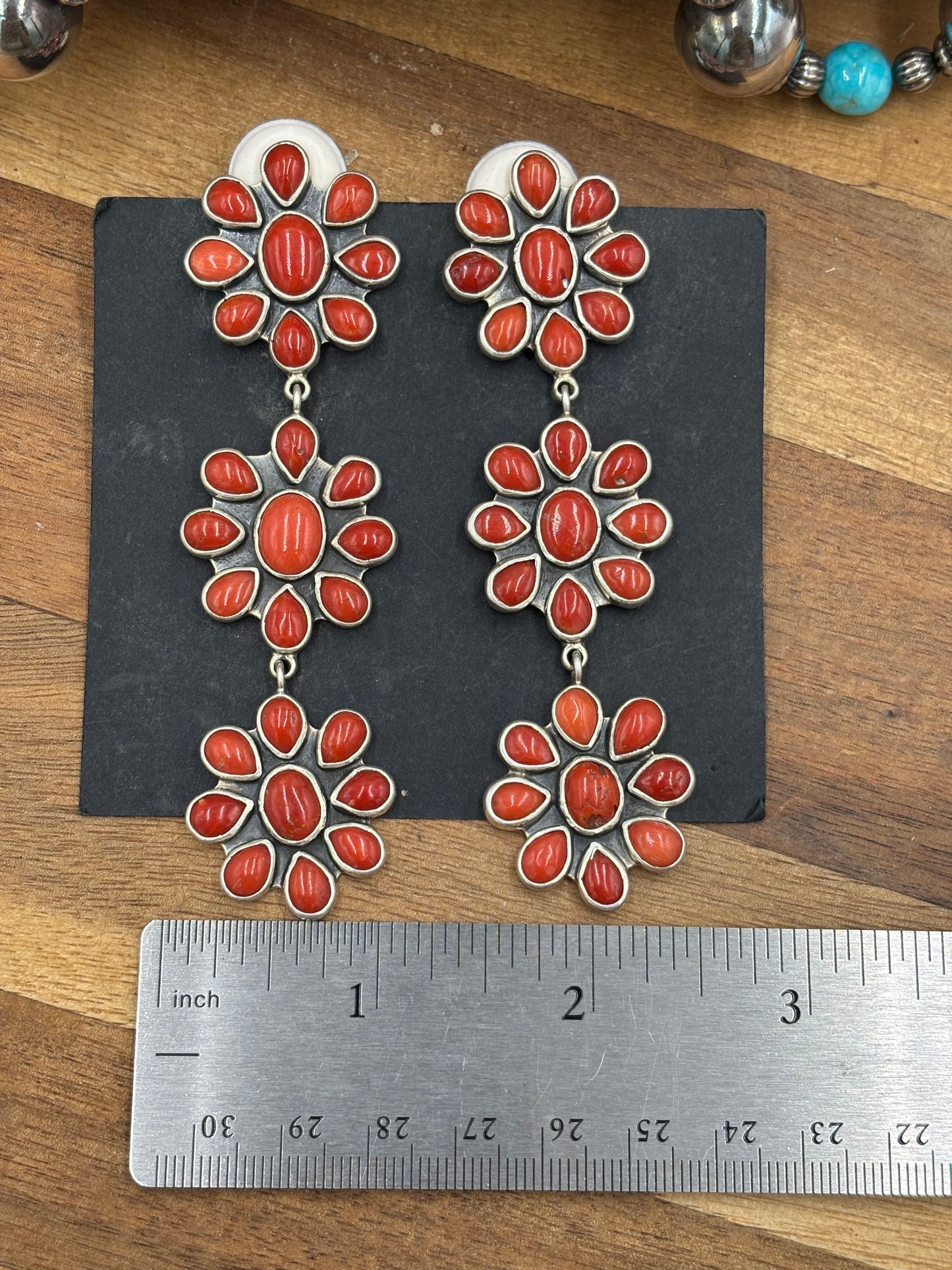 Coral CLIP Earrings #C2-2 by Federico Jimenez