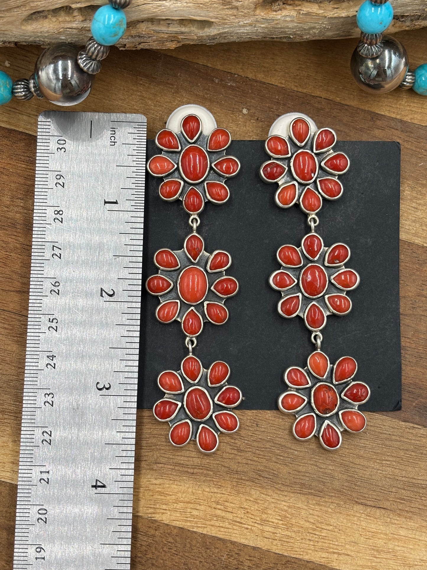 Coral CLIP Earrings #C2-2 by Federico Jimenez