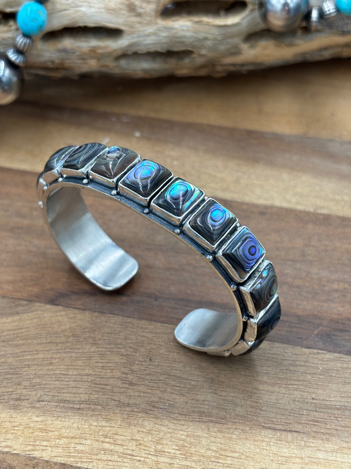 Abalone Shell Cuff #1 by Federico Jiminez