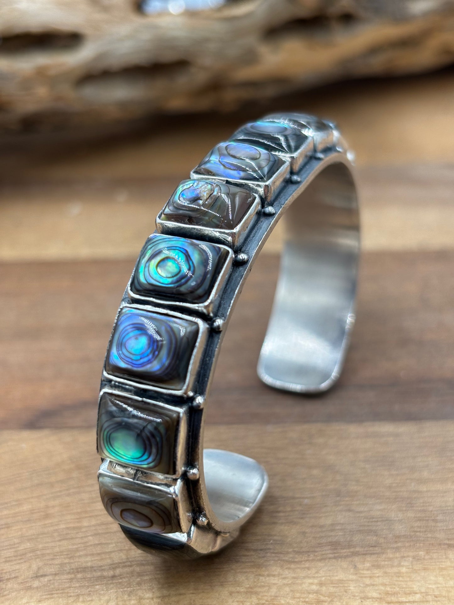 Abalone Shell Cuff #1 by Federico Jiminez