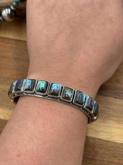 Abalone Shell Cuff #1 by Federico Jiminez