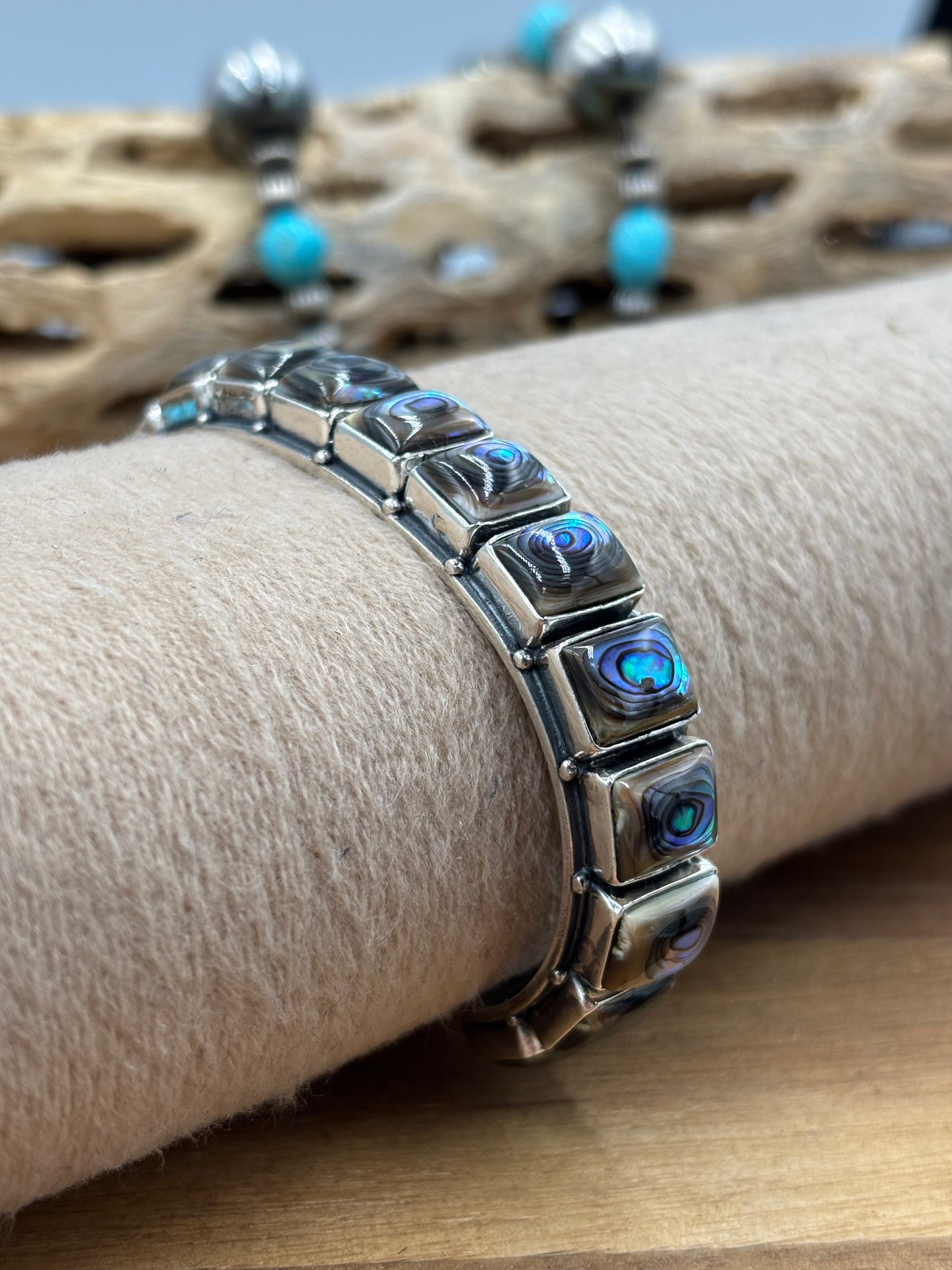 Abalone Shell Cuff #2 by Federico Jiminez