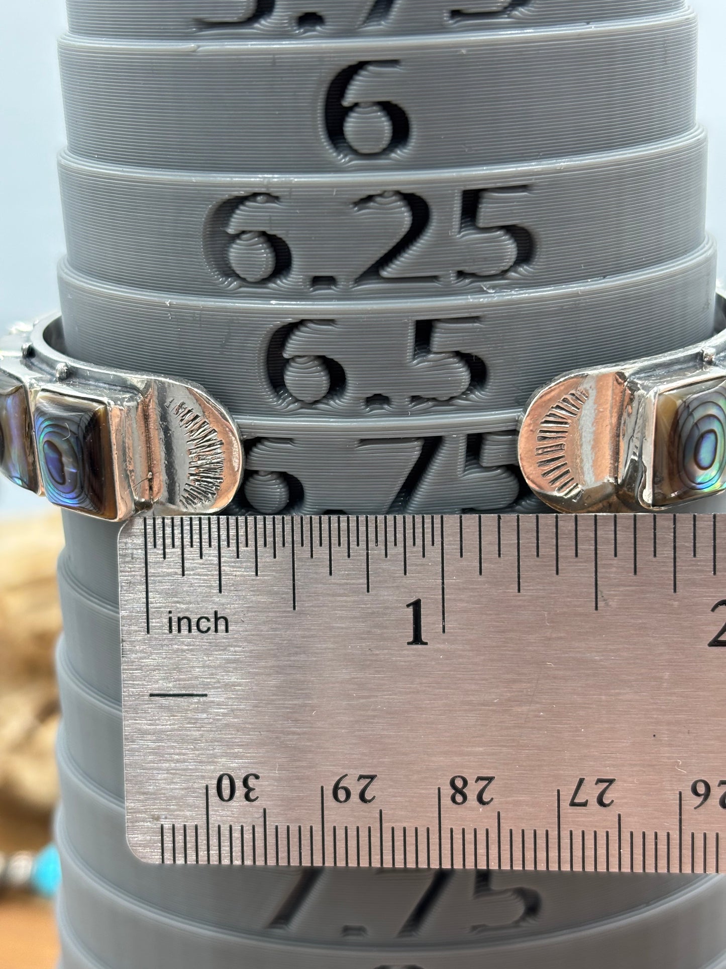 Abalone Shell Cuff #2 by Federico Jiminez