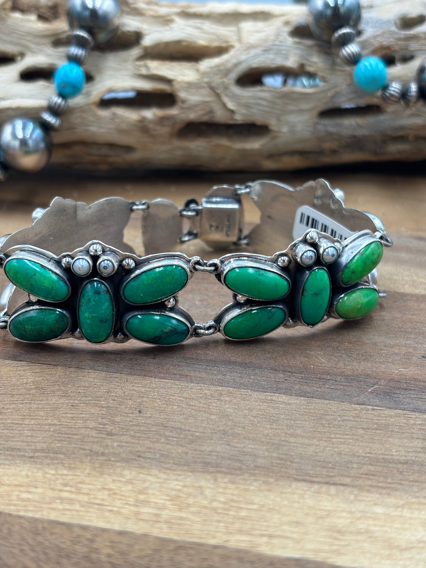 Carico Lake & Pearl Butterfly Bracelet #1 by Federico Jimenez