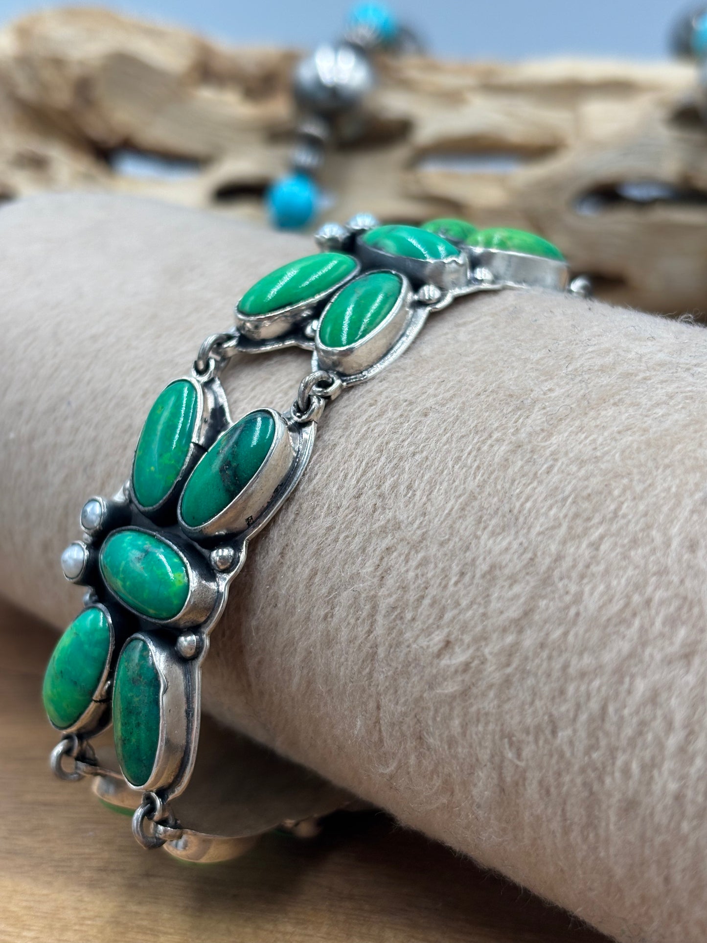 Carico Lake & Pearl Butterfly Bracelet #1 by Federico Jimenez