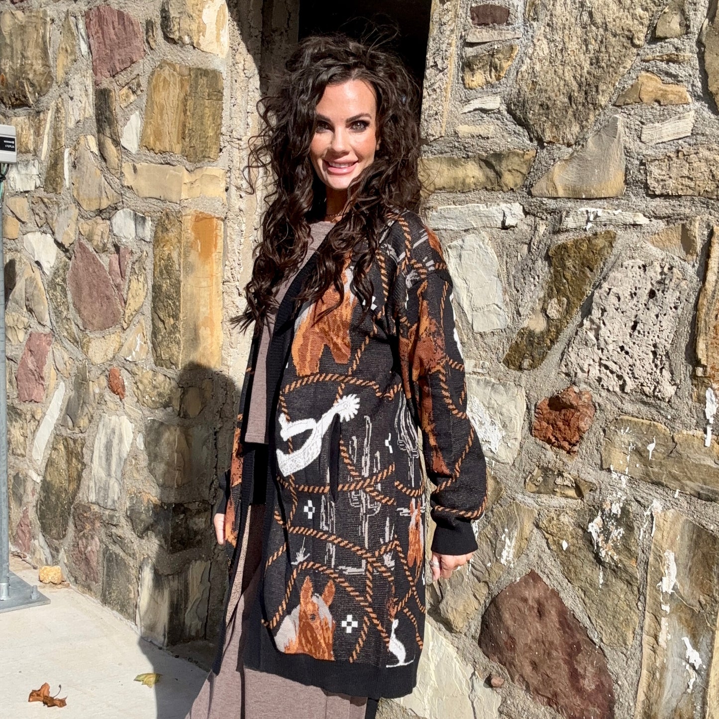 The Tack Room Long Cardigan