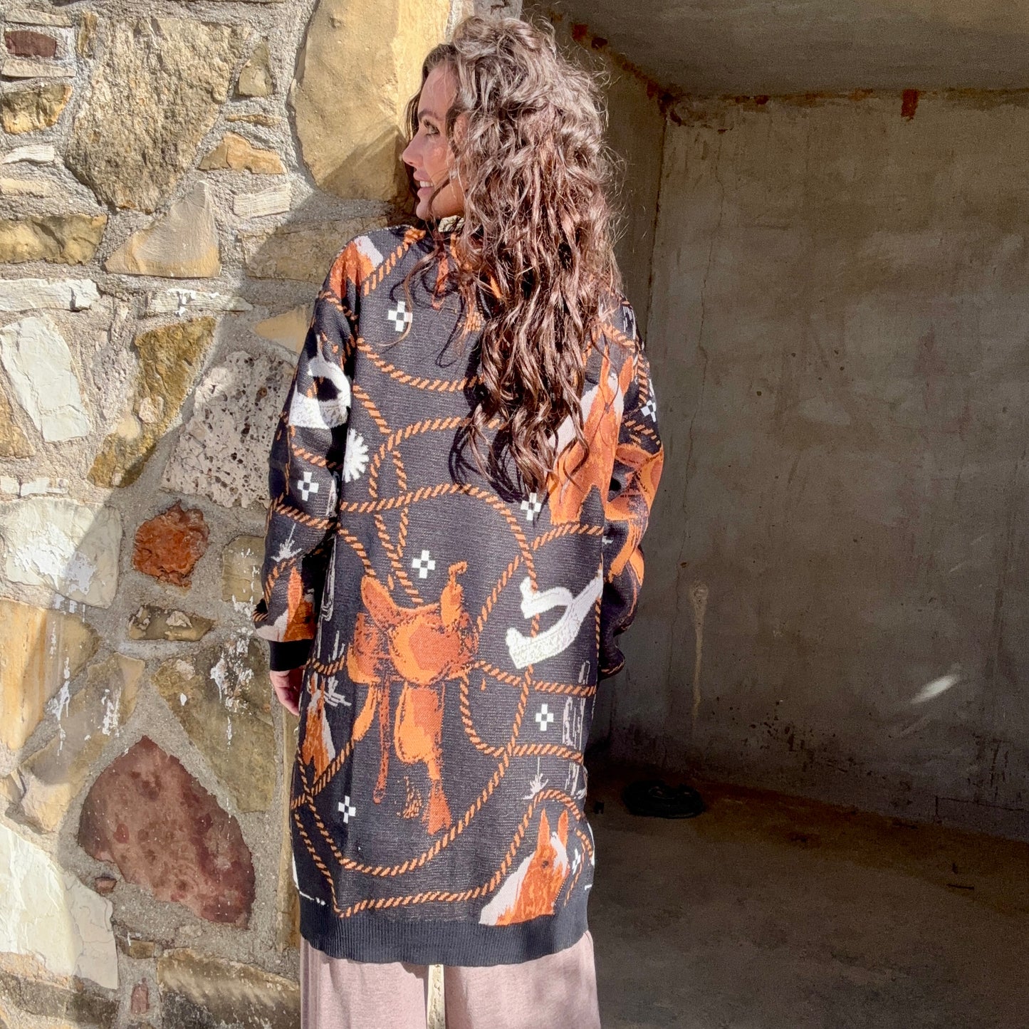 The Tack Room Long Cardigan