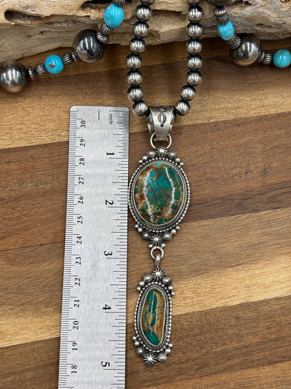 Royston Necklace by Tom Lewis, Navajo