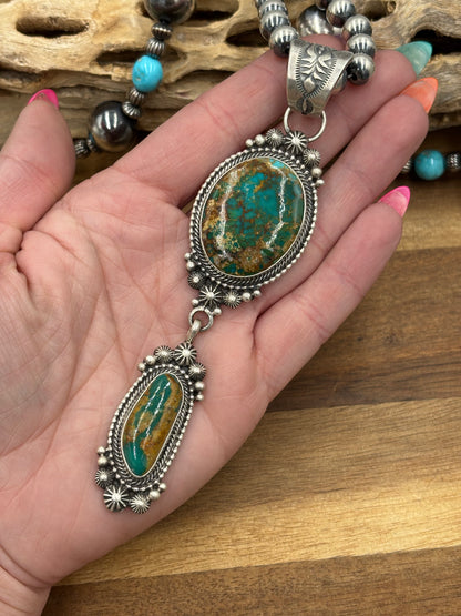 Royston Necklace by Tom Lewis, Navajo
