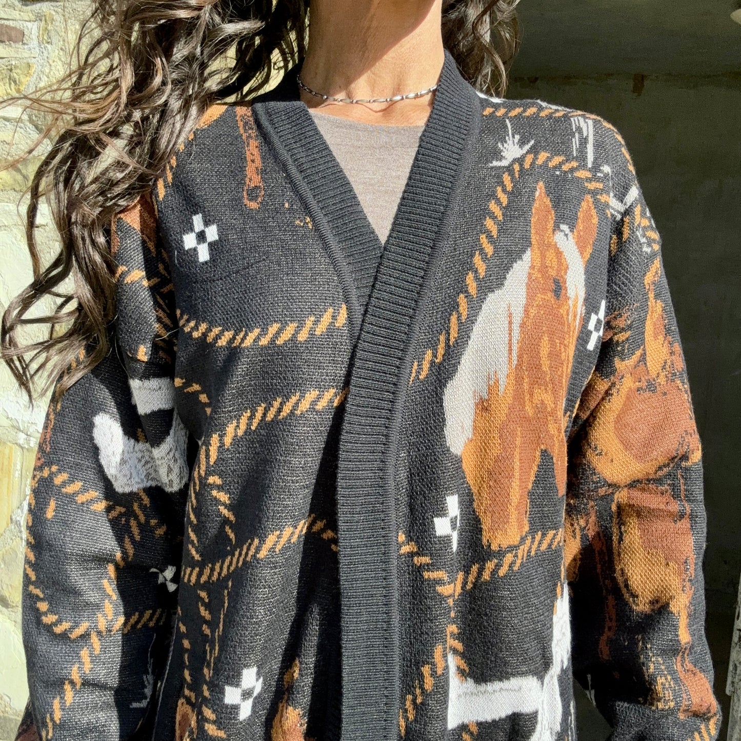 The Tack Room Long Cardigan